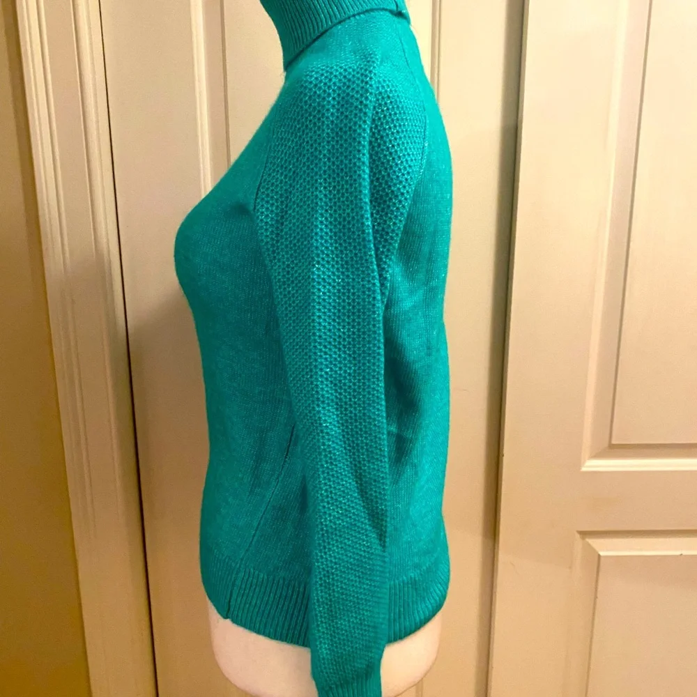 Loft Mint Green Turtleneck Sweater 🍀 - Picture 8 of 14